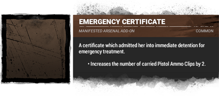 Emergency Certificate