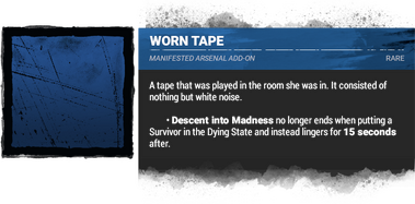 worn tape