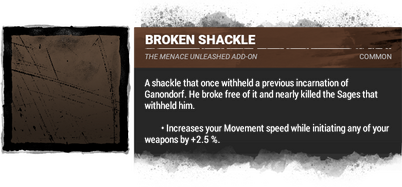 broken shackle