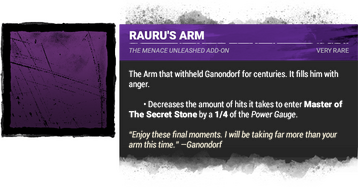 rauru's arm