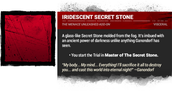 iridescent secret stone