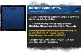 bleeding kyber crystal