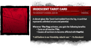 iridescent tarot card