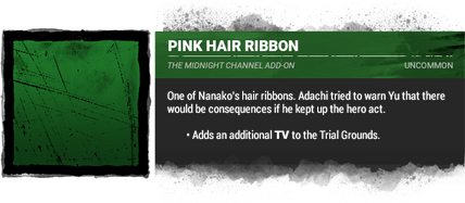pink hair ribbon