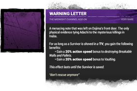 warning letter