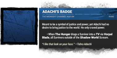 adachi's badge