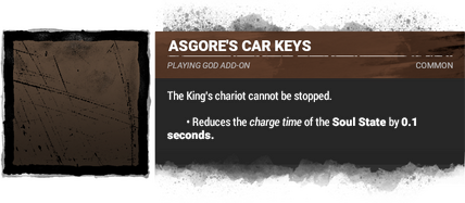 Asgore's car keys