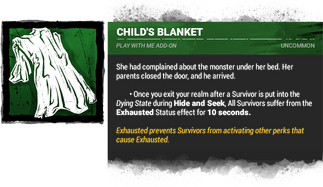 child's blanket