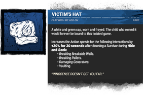 victim's hat