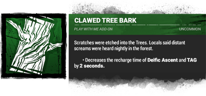clawed tree bark