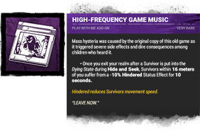 high-frequency game music