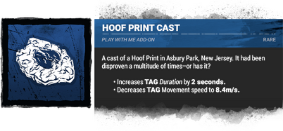 hoof print cast