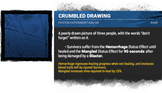 crumbled drawing