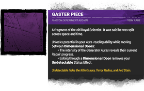 gaster piece