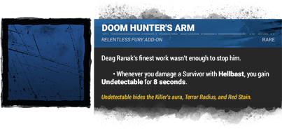 doom hunter's arm