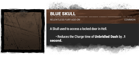 blue skull