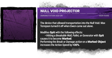 null void projector