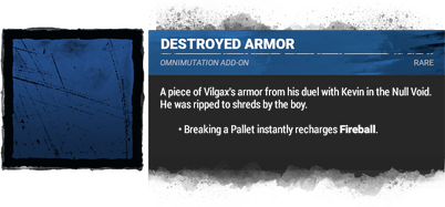 destroyed armor