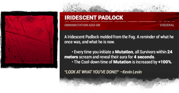 iridescent padlock