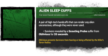 alien sleep cuffs