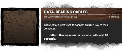 Data-reading cables